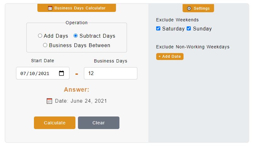 How To Calculate Business Days Remaining In Excel