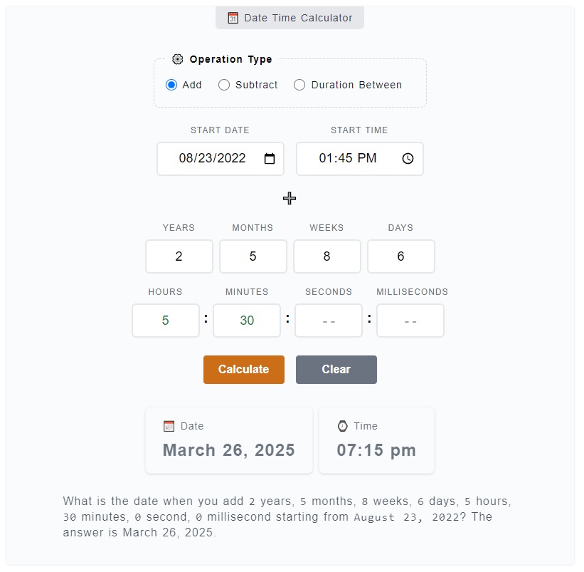 Time And Date Calc Flash Sales | cityofclovis.org