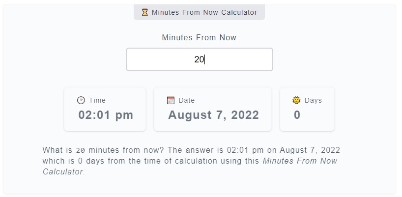 Date Time Calculator